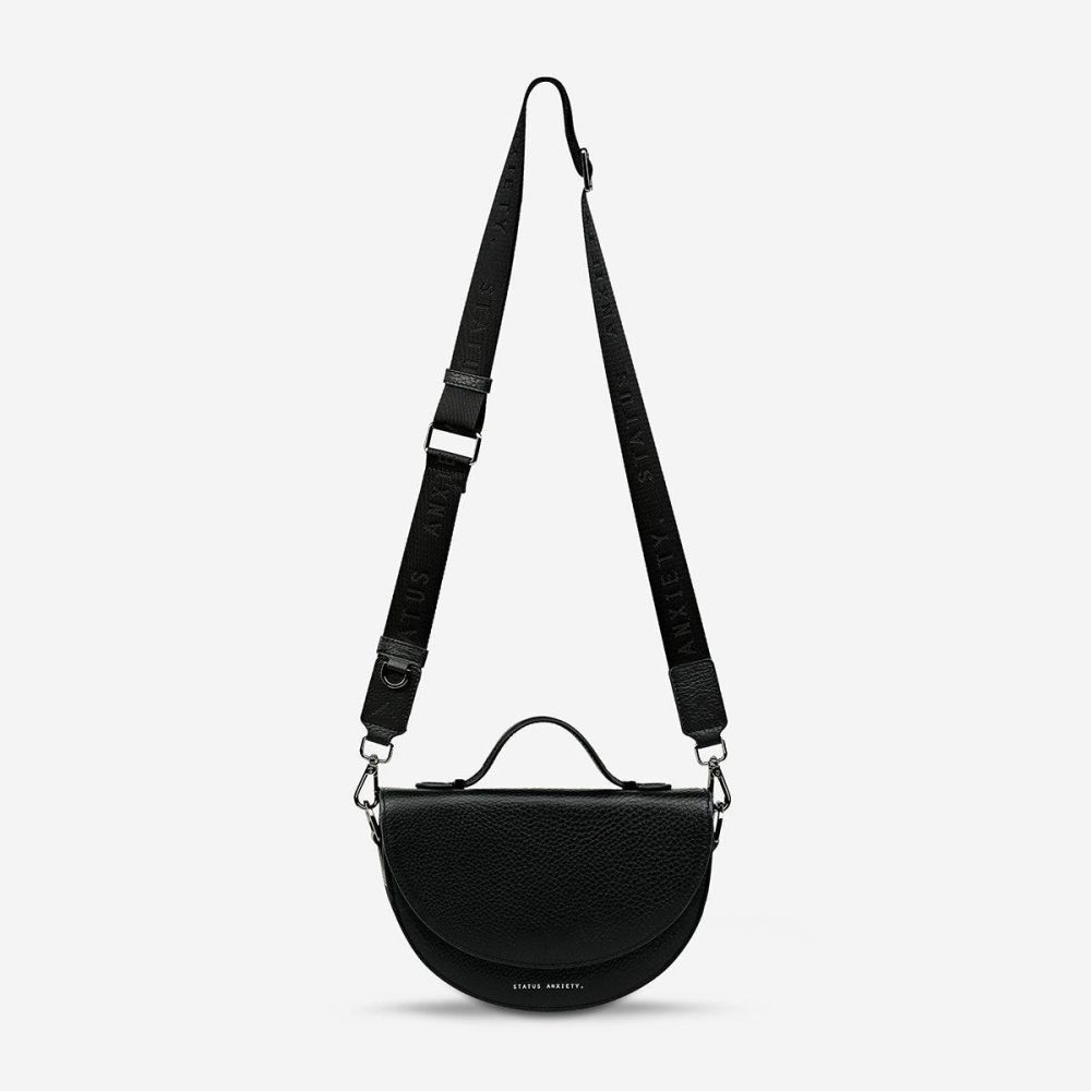 All Nighter Bag With Webbed Strap - Black Status Anxiety Crossbody Women Black