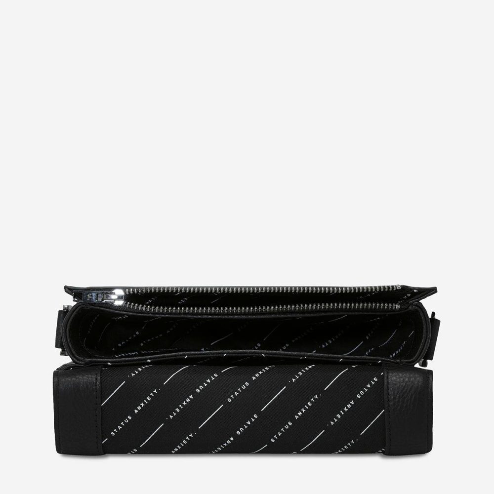 All Nighter Bag With Webbed Strap - Black Status Anxiety Crossbody Women Black - Image 4