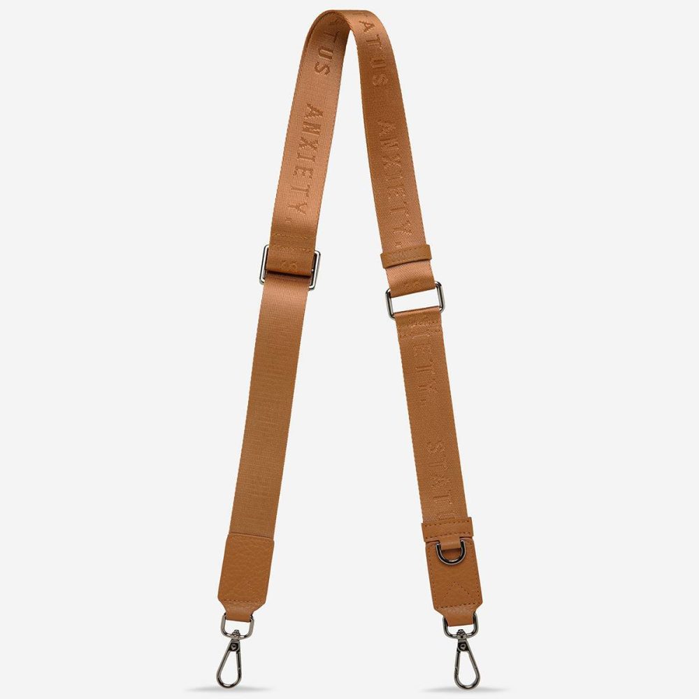 Bag Straps Camel Women Web Strap Thin - Camel Status Anxiety