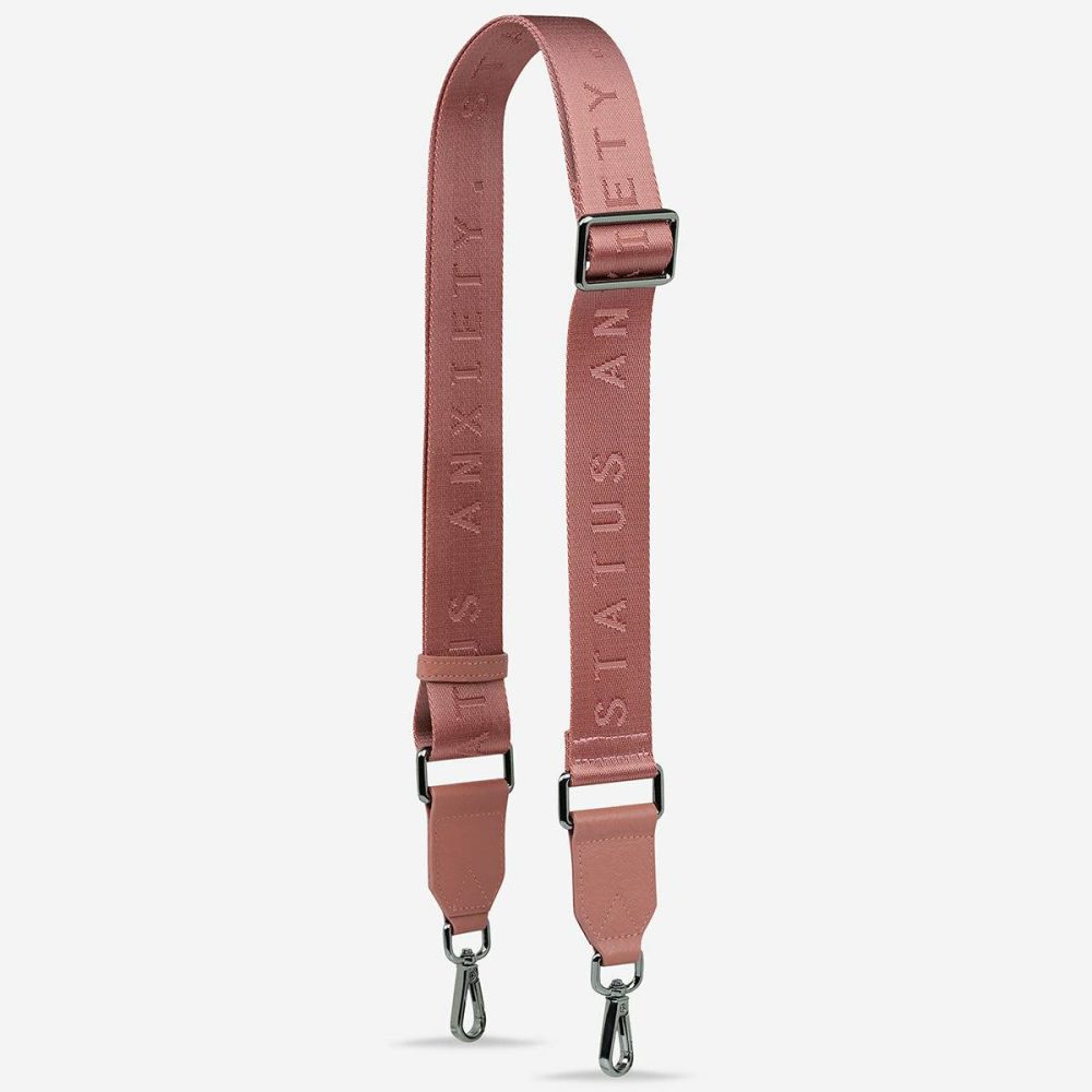 Bag Straps Dusty Rose Status Anxiety Women Web Strap Medium - Dusty Rose