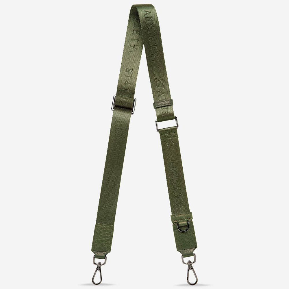 Bag Straps Status Anxiety Web Strap Thin - Khaki Khaki Women