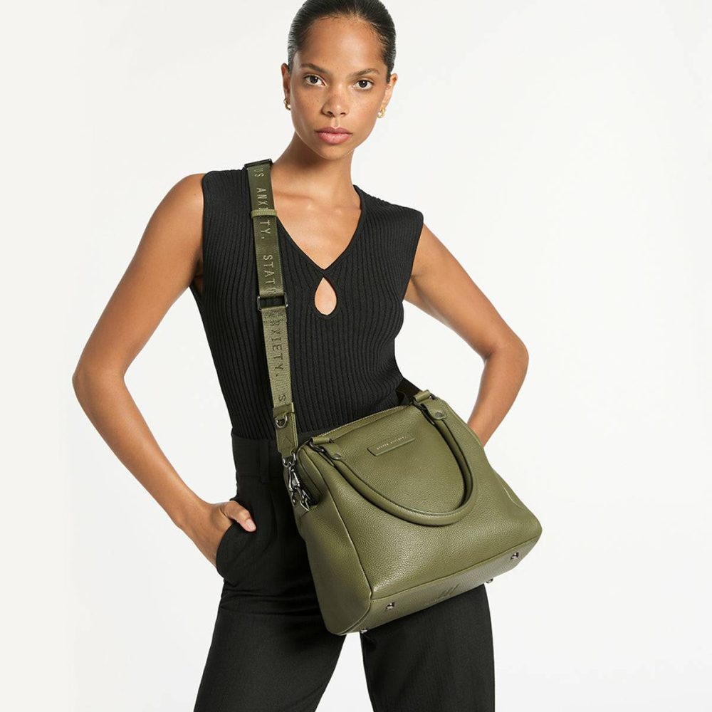 Bag Straps Status Anxiety Web Strap Thin - Khaki Khaki Women - Image 5