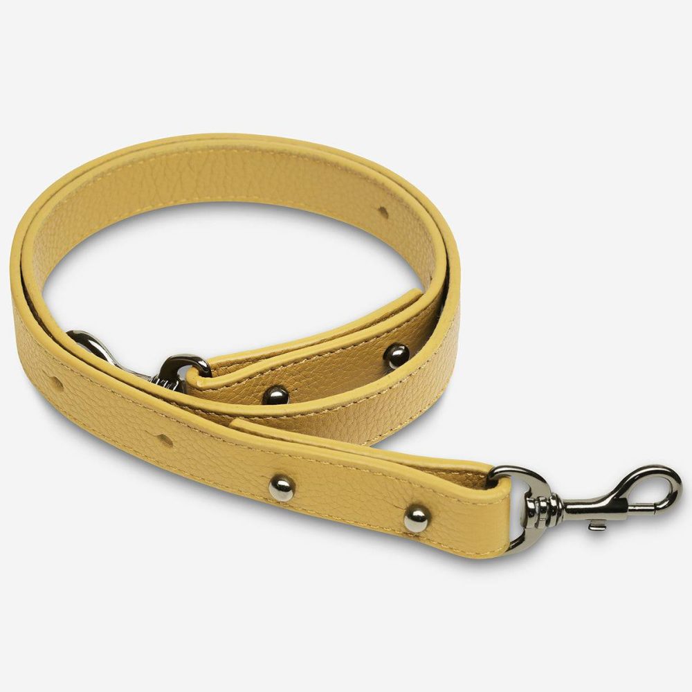 Bag Straps Women Buttermilk Leather Strap Medium - Buttermilk Status Anxiety - Image 2