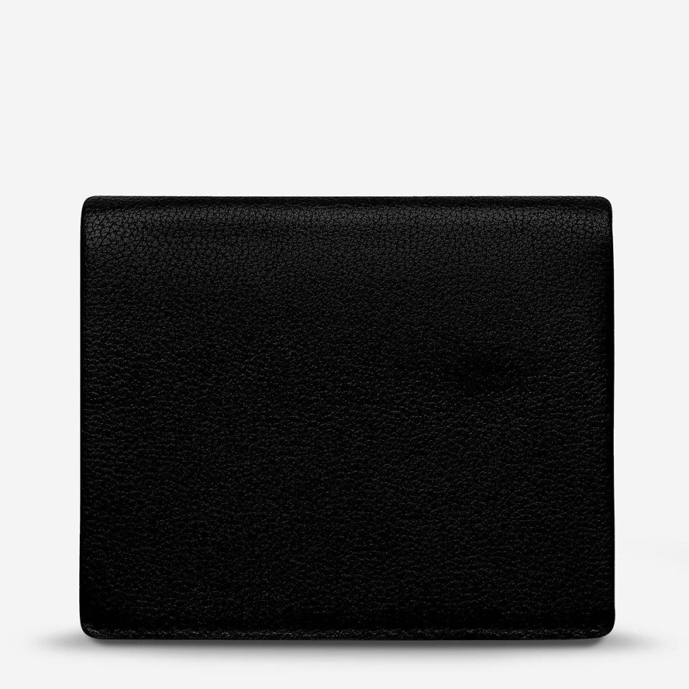 Bi-Fold Black Status Anxiety Men Nathaniel Wallet - Black - Image 2