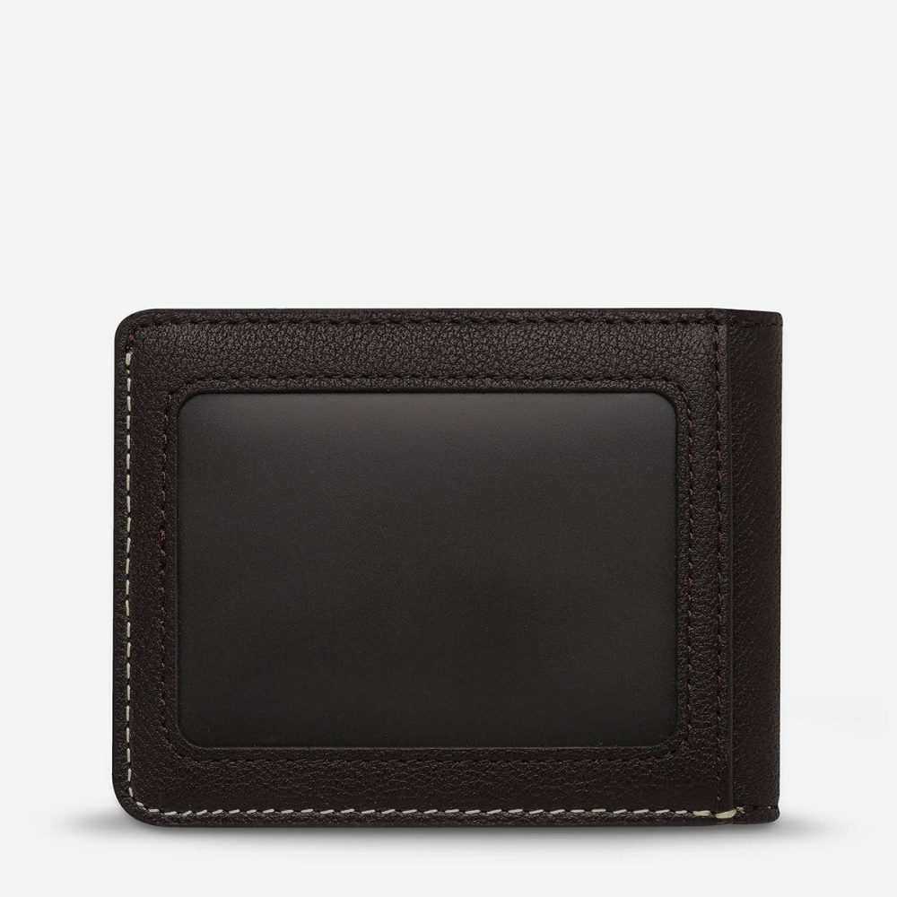 Bi-Fold Men Chocolate Ethan Wallet - Chocolate Status Anxiety - Image 2