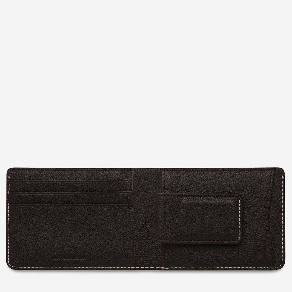 Bi-Fold Men Chocolate Ethan Wallet - Chocolate Status Anxiety - Image 3