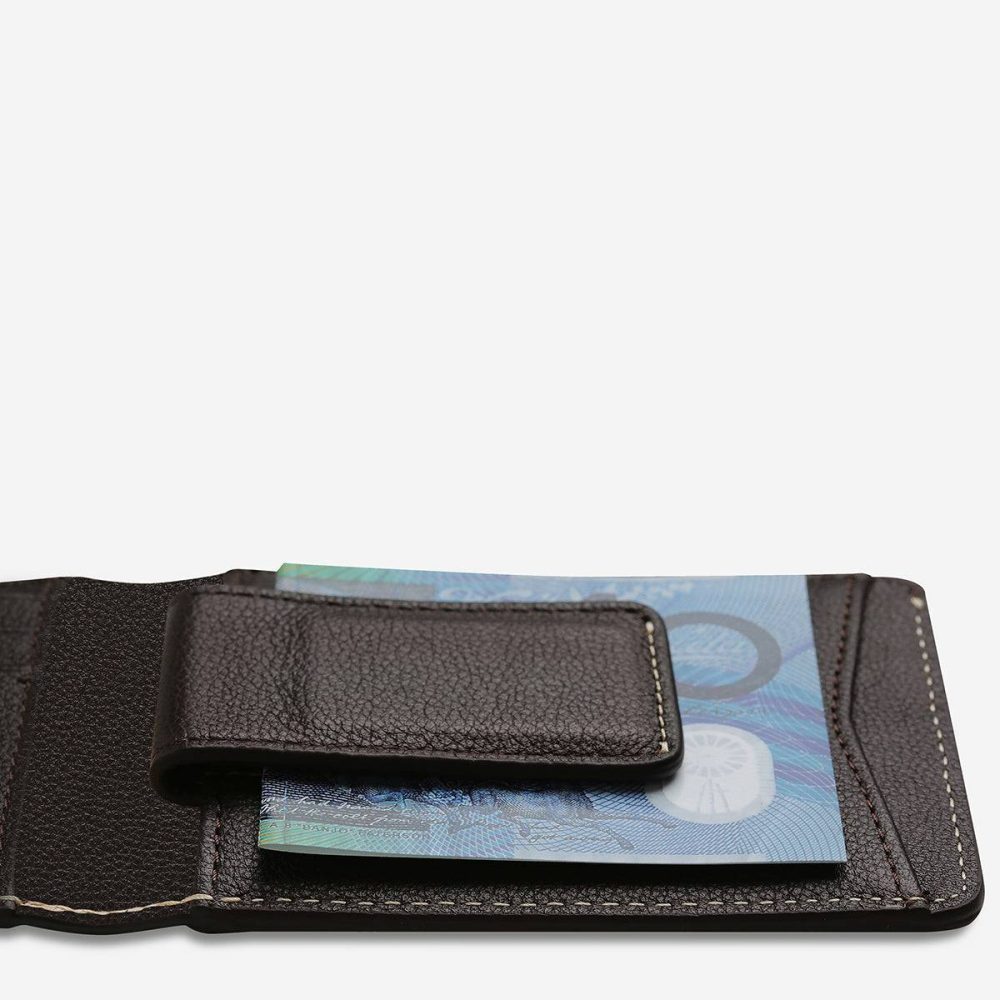 Bi-Fold Men Chocolate Ethan Wallet - Chocolate Status Anxiety - Image 4