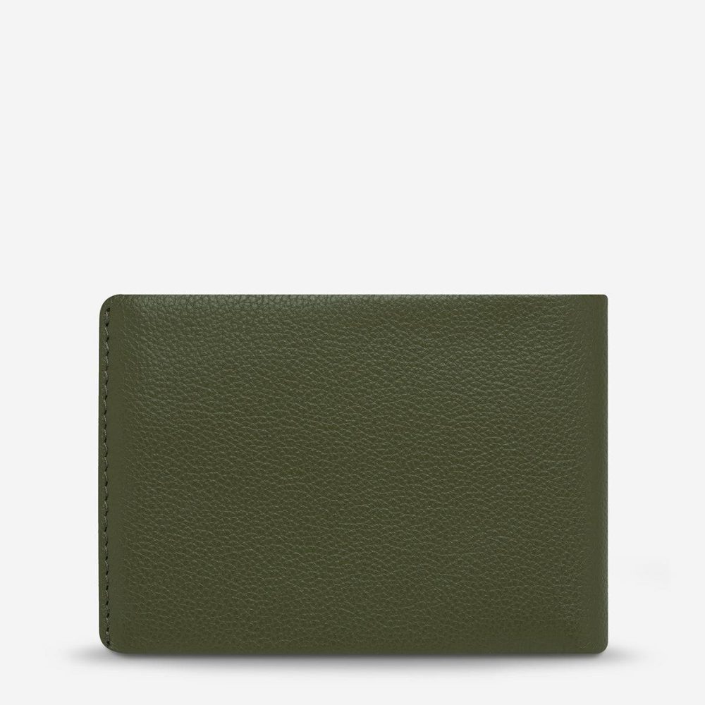 Bi-Fold Men Jonah Wallet - Khaki Khaki Status Anxiety - Image 2