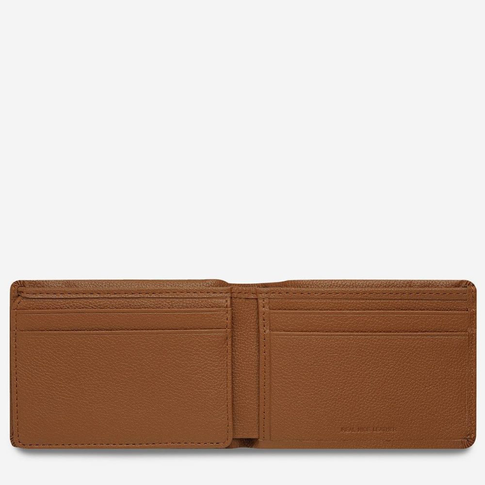 Bi-Fold Status Anxiety Jonah Wallet - Camel Camel Men - Image 3