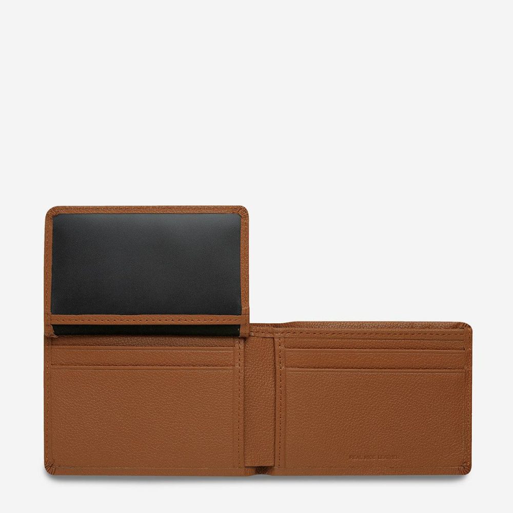 Bi-Fold Status Anxiety Jonah Wallet - Camel Camel Men - Image 4