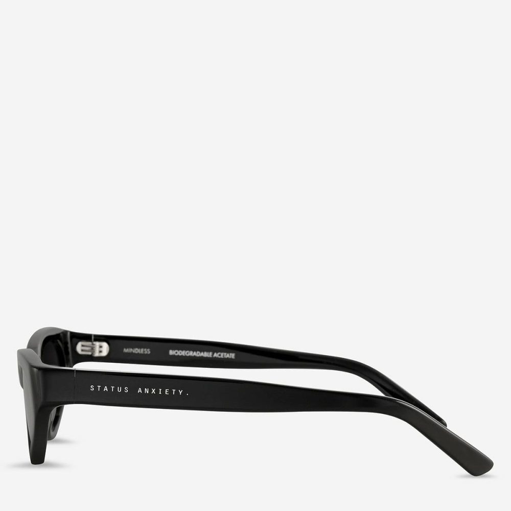 Black Mindless Sunglasses - Black Women Sunglasses Status Anxiety - Image 3