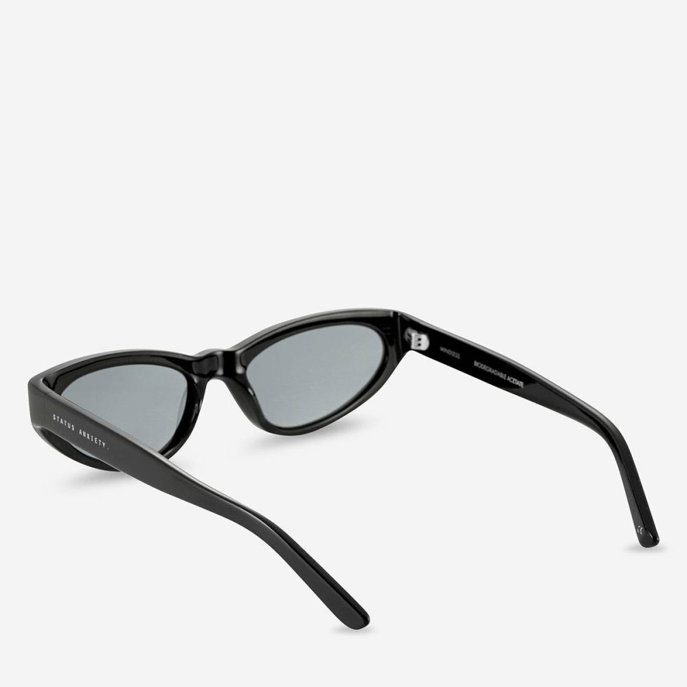 Black Mindless Sunglasses - Black Women Sunglasses Status Anxiety - Image 4