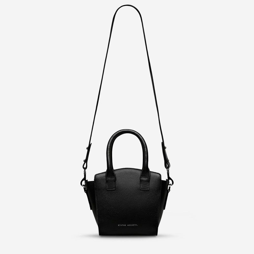 Black Status Anxiety Crossbody Worst Behind Us Bag - Black Women