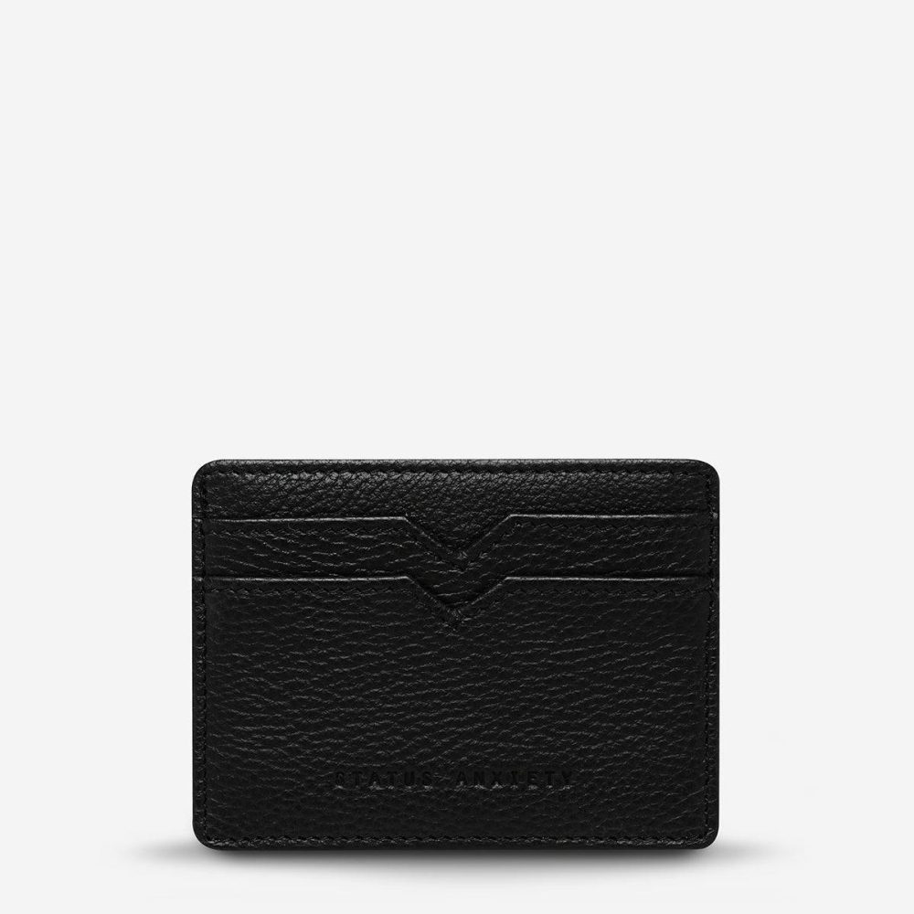 Black Together For Now Wallet - Black Women Extra Small Status Anxiety