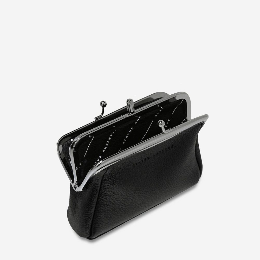 Black Women Small Volatile Wallet - Black Status Anxiety - Image 3