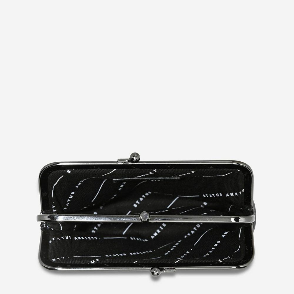 Black Women Small Volatile Wallet - Black Status Anxiety - Image 4