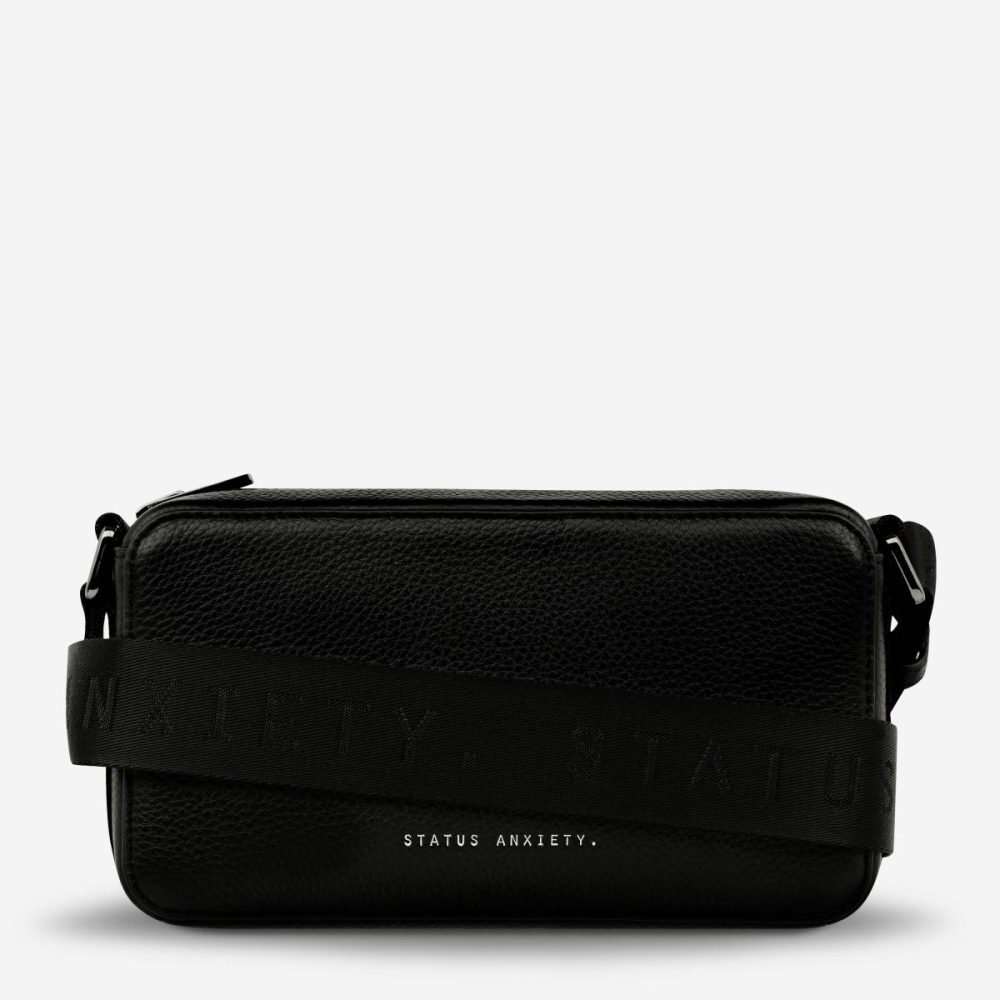 Black Women Status Anxiety Delirium Bag - Black Crossbody - Image 3