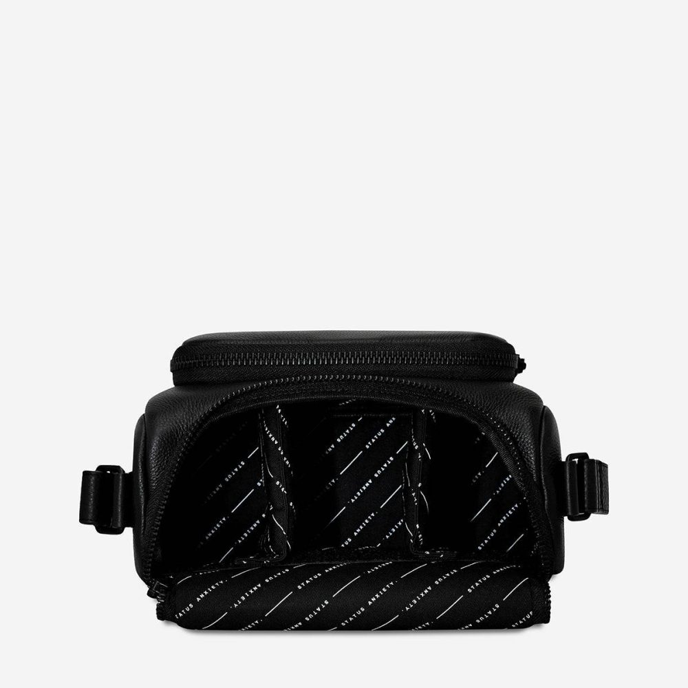 Black Women Status Anxiety Loved You First Bag - Black Crossbody - Image 4