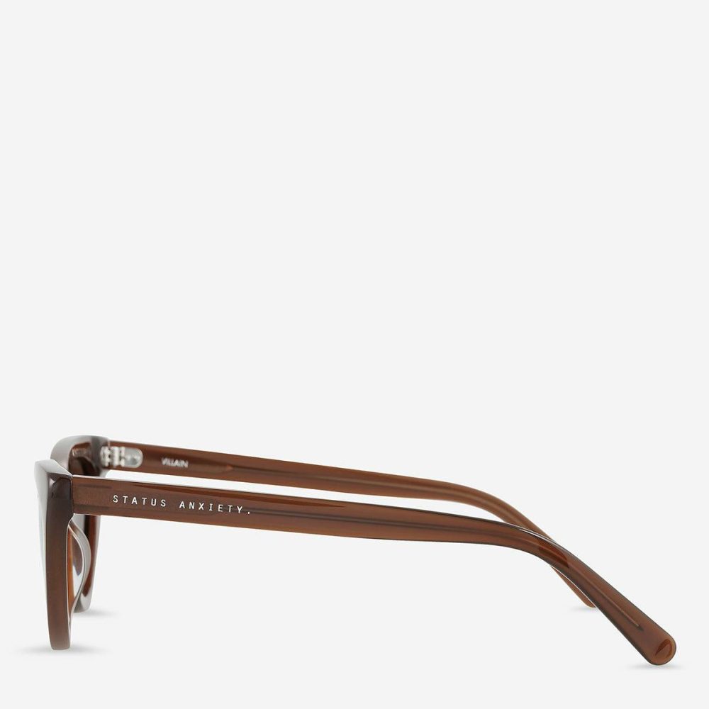 Brown Villain Sunglasses - Brown Sunglasses Women Status Anxiety - Image 3