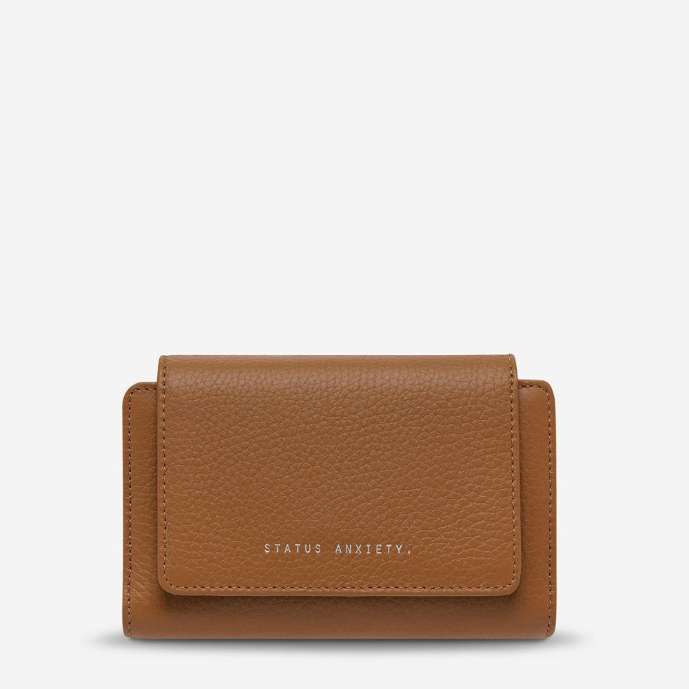 Camel Small Women Visions Wallet - Camel Status Anxiety
