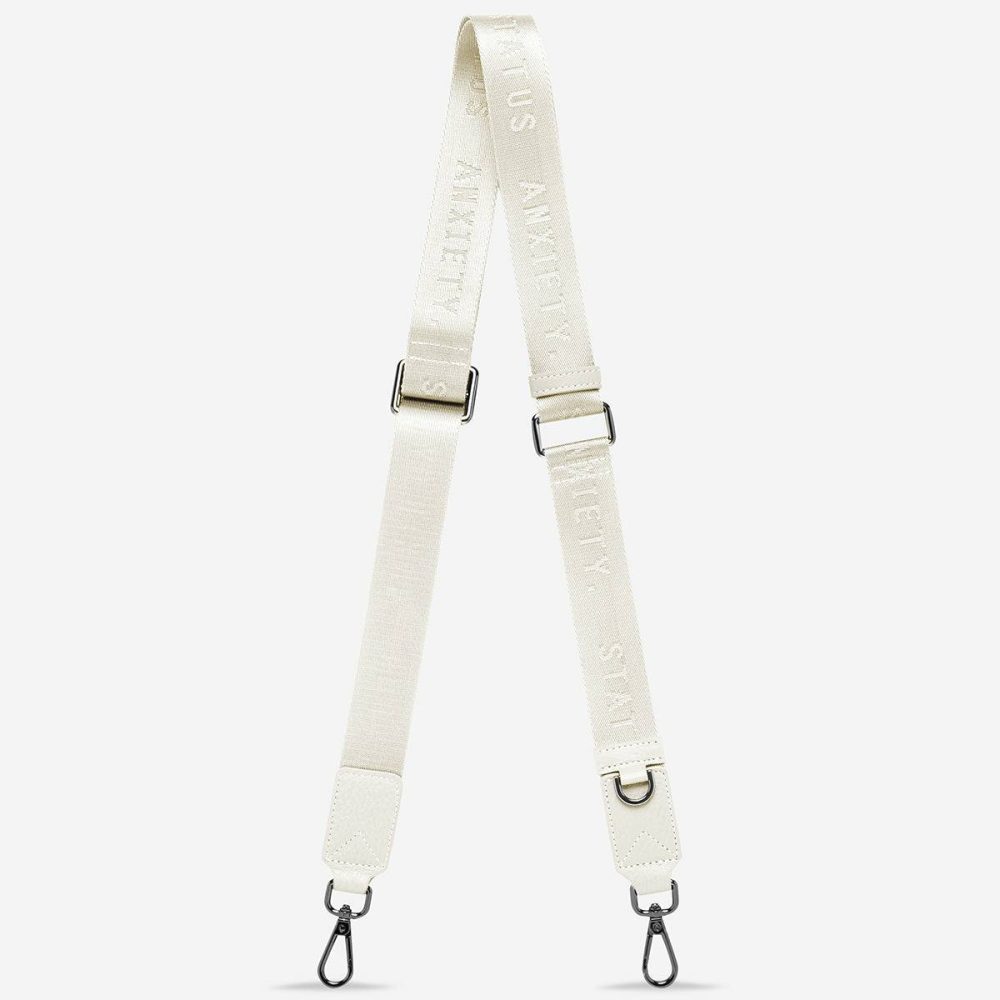 Chalk Web Strap Thin - Chalk Women Bag Straps Status Anxiety