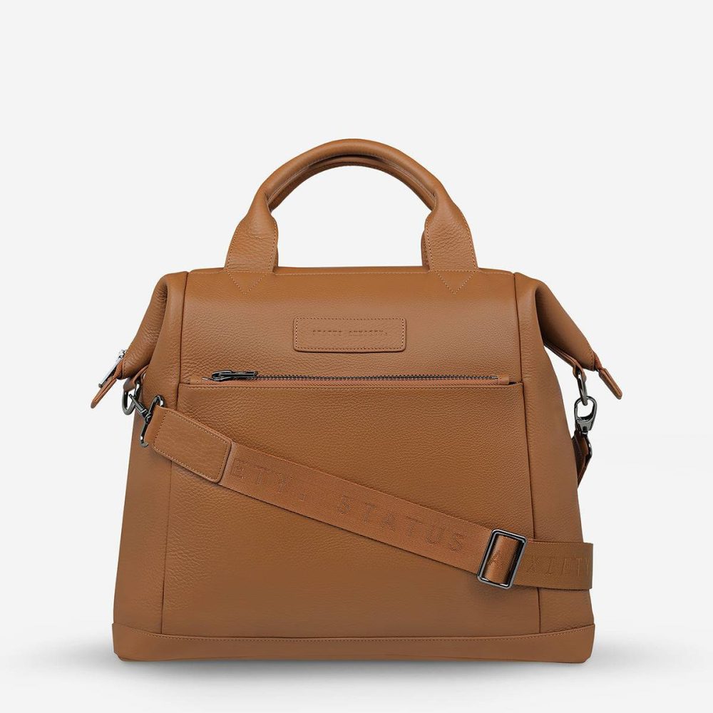 Comes In Waves Bag - Camel Camel Women Baby Bags Status Anxiety