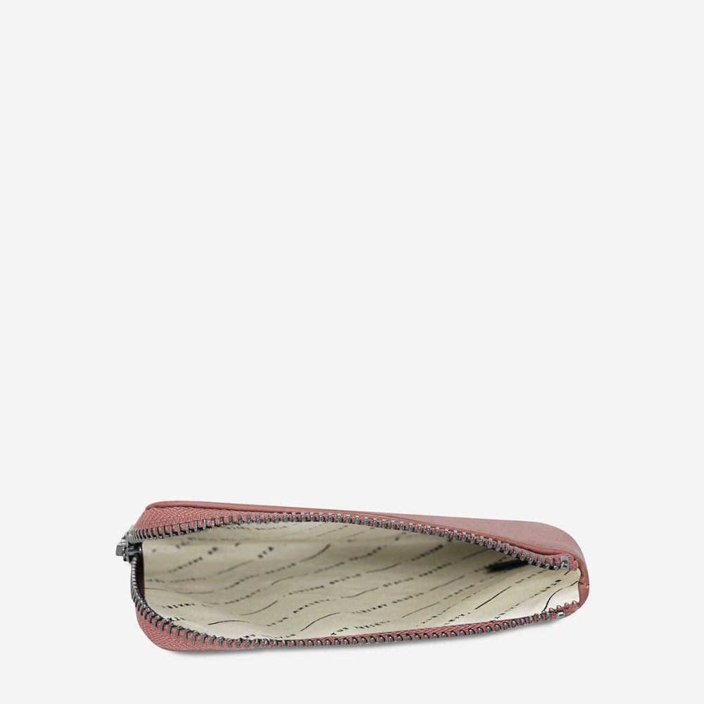 Dusty Rose Status Anxiety Women Extra Small Left Behind Wallet - Dusty Rose - Image 3