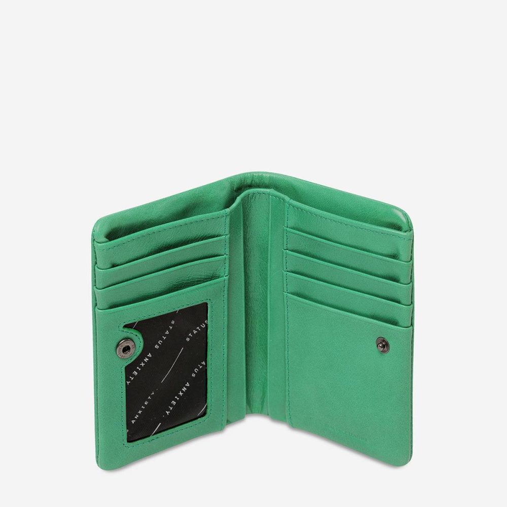 Emerald Status Anxiety Small Is Now Better Wallet - Emerald Women - Image 4