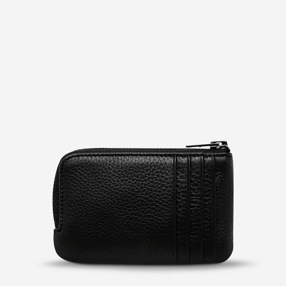 Extra Small Women Status Anxiety Black Left Behind Wallet - Black - Image 2