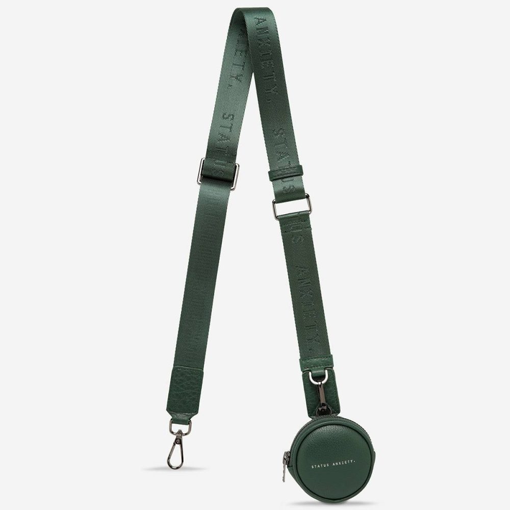 Green Status Anxiety Bag Straps Women Web Strap Thin - Green - Image 2