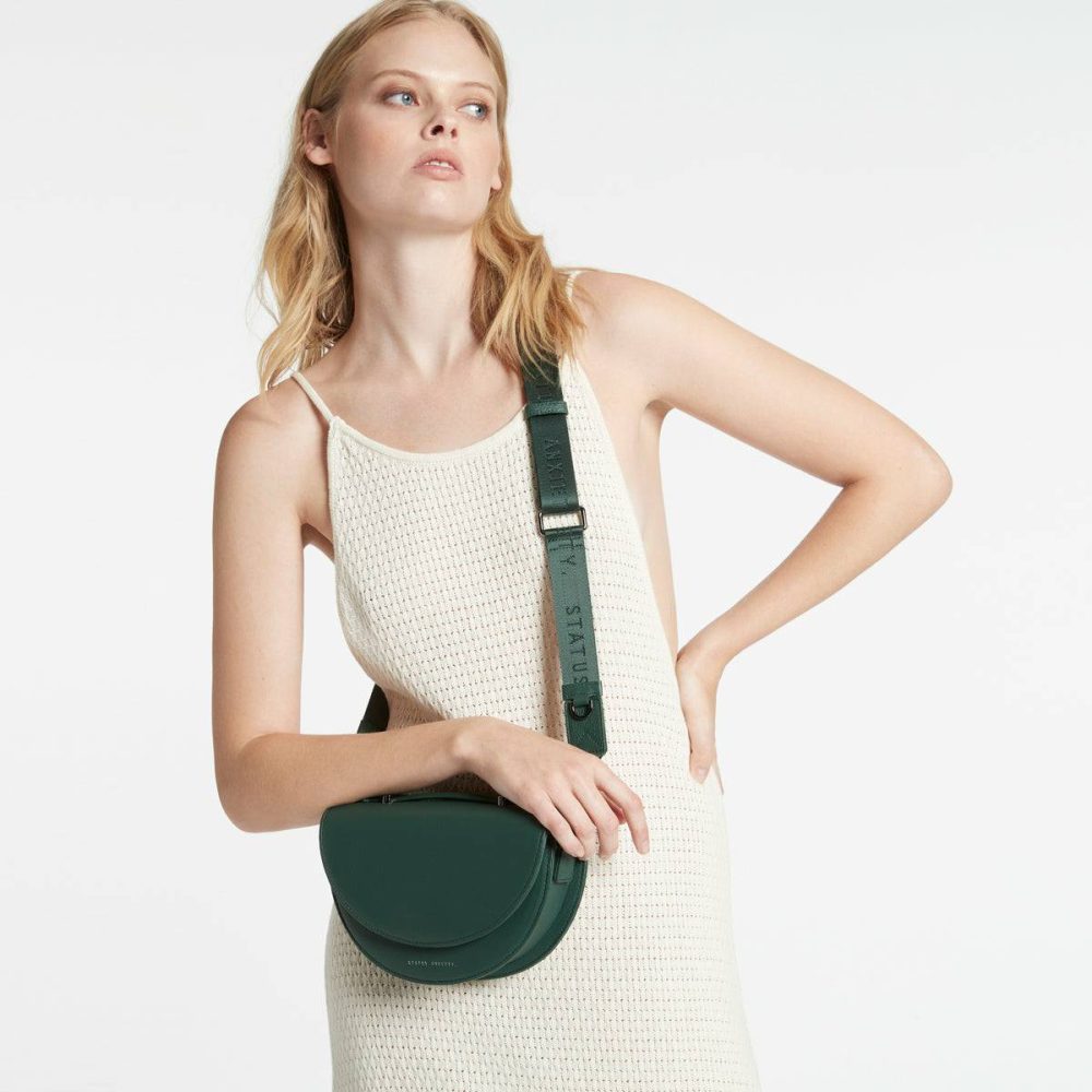Green Status Anxiety Bag Straps Women Web Strap Thin - Green - Image 5