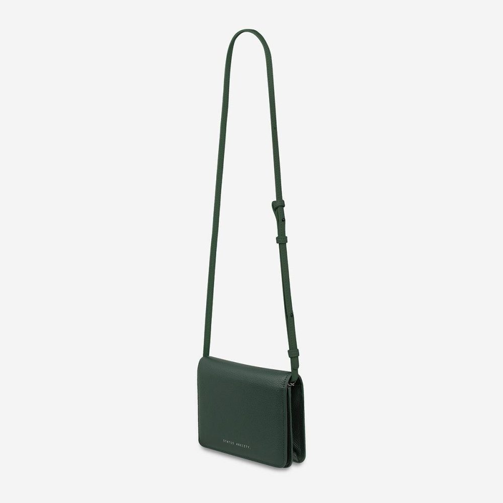 Green Women Status Anxiety She Burns Bag - Green Crossbody - Image 4