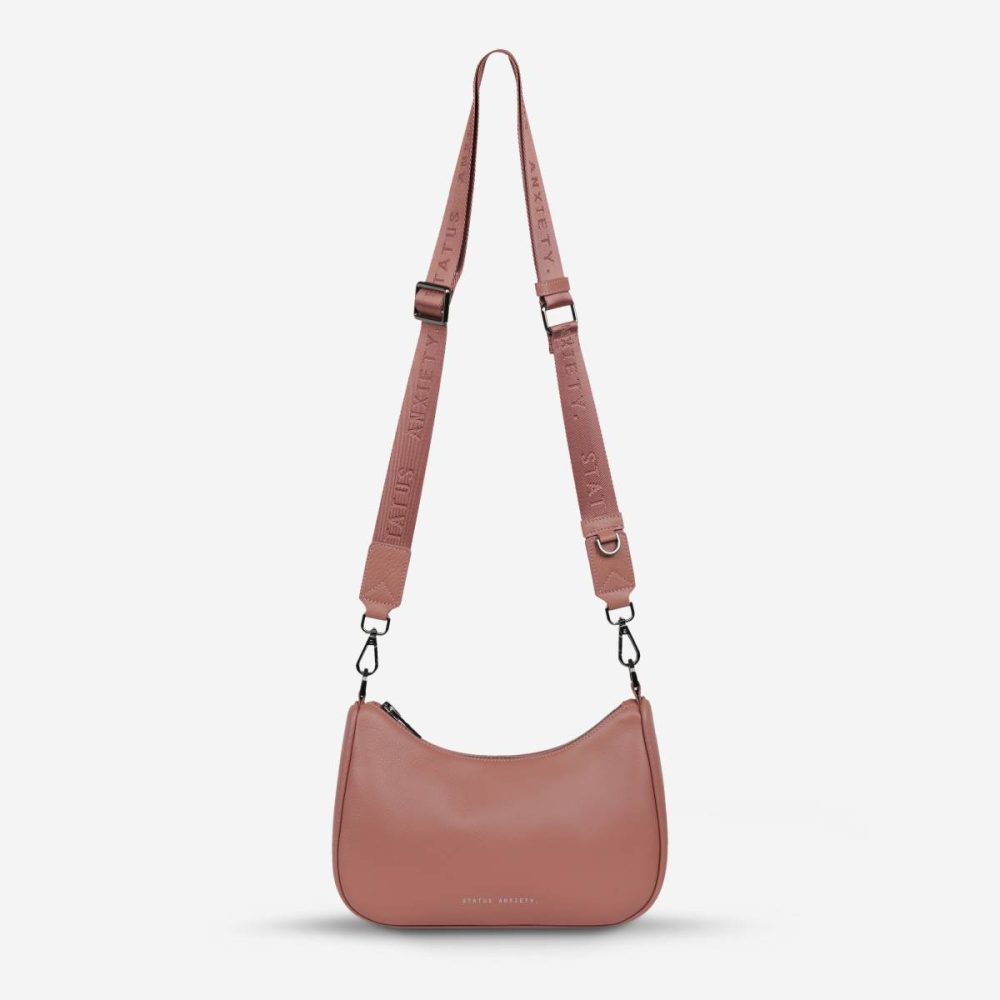 Handbags Women Look Both Ways Bag - Dusty Rose Dusty Rose Status Anxiety - Image 3