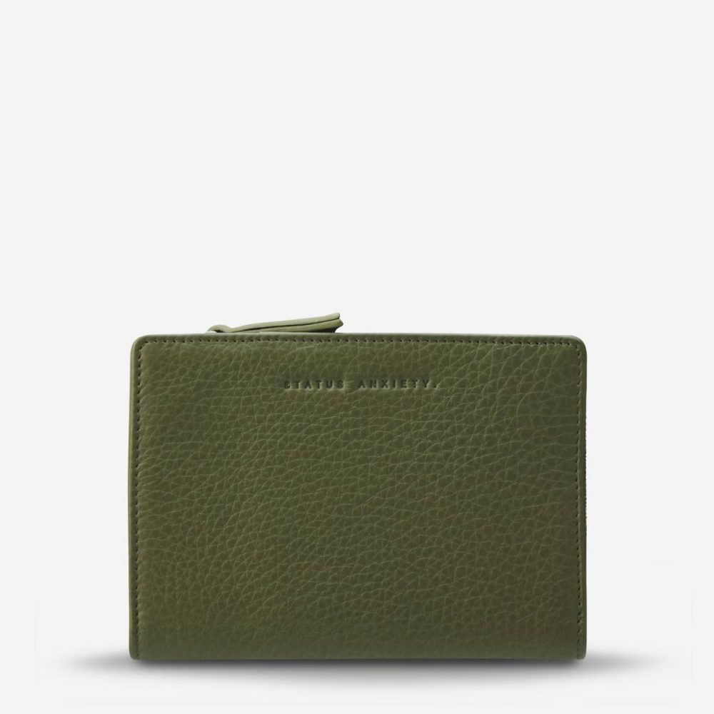 Khaki Small Insurgency Wallet - Khaki Status Anxiety Women