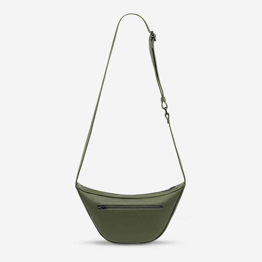 Khaki Women Status Anxiety Glued To You Bag - Khaki Crossbody - Image 2