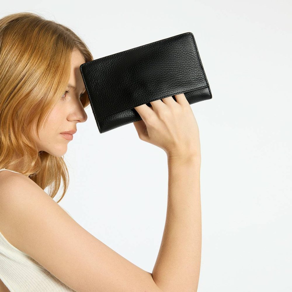 Large Women Black Living Proof Wallet - Black Status Anxiety - Image 5