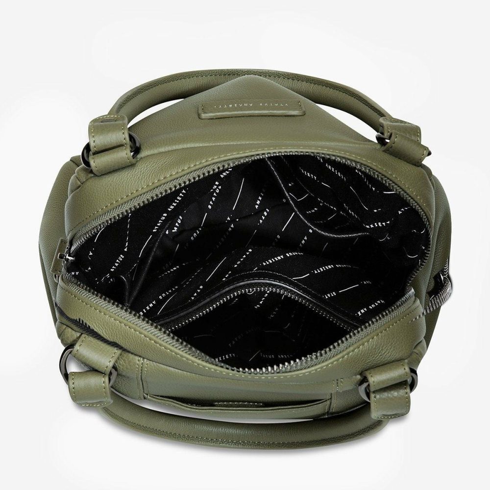 Last Mountains Bag - Khaki Handbags Women Khaki Status Anxiety - Image 5