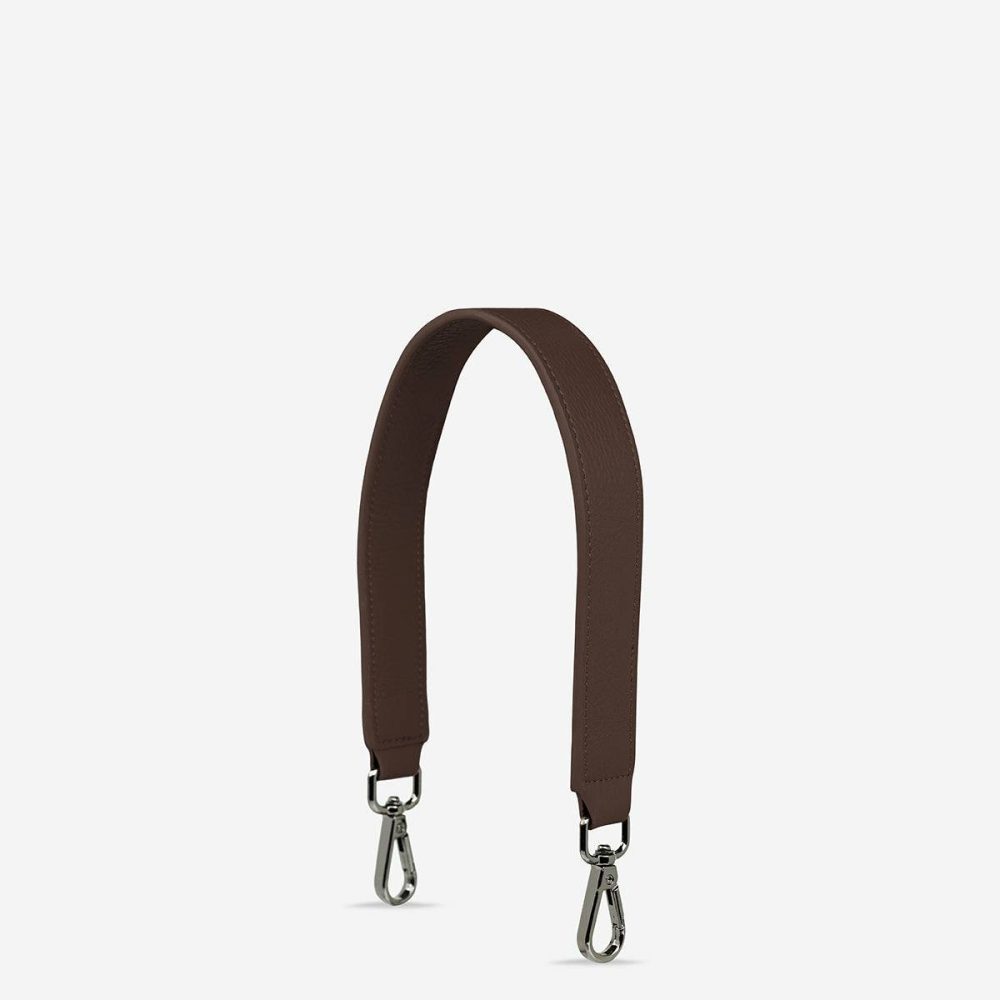 Leather Strap Short - Cocoa Status Anxiety Women Bag Straps Cocoa