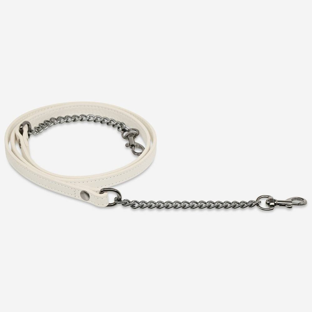 Leather Strap With Chain - Chalk Status Anxiety Chalk Bag Straps Women - Image 2