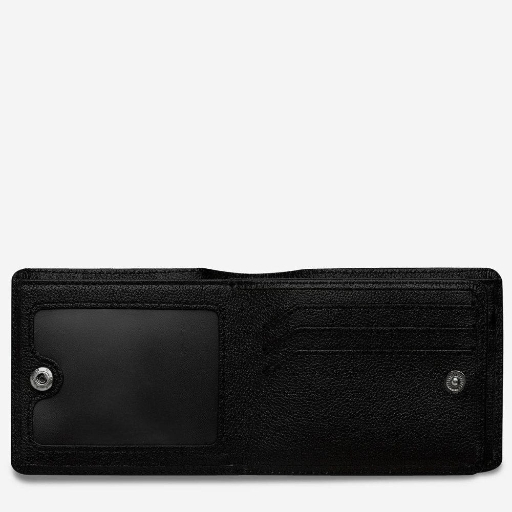 Leonard Wallet - Black Black Status Anxiety Men Bi-Fold - Image 4
