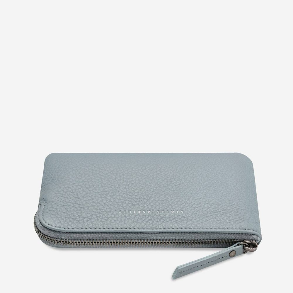 Medium Women Status Anxiety Smoke And Mirrors Wallet - Powder Blue Powder Blue - Image 3