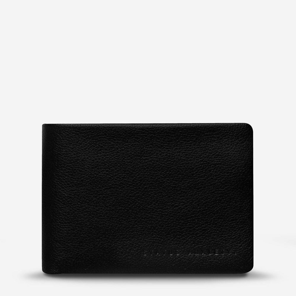 Men Status Anxiety Jonah Wallet - Black Black Bi-Fold