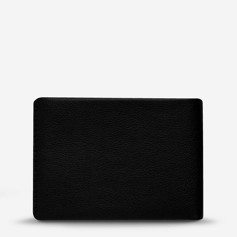 Men Status Anxiety Jonah Wallet - Black Black Bi-Fold - Image 2