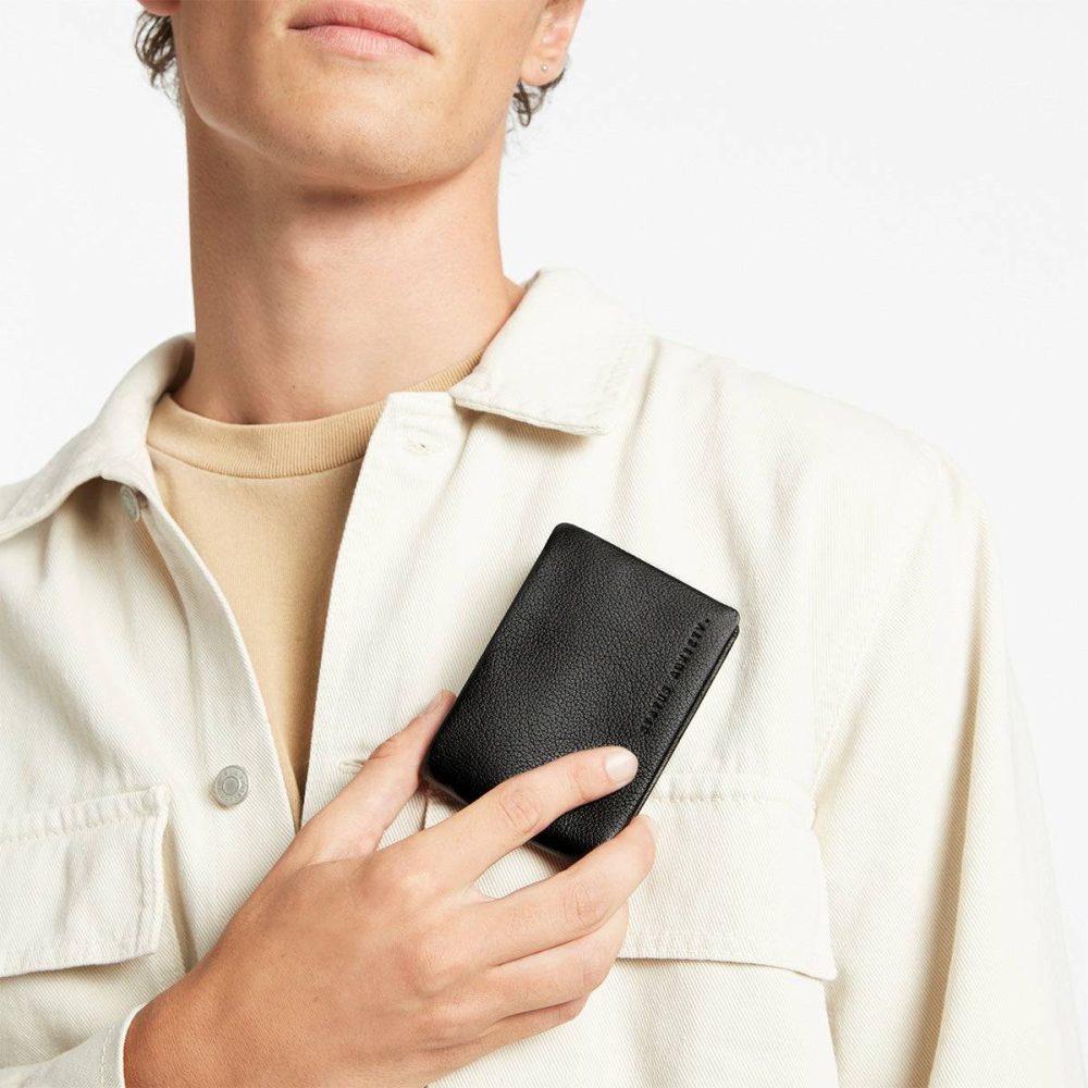 Men Status Anxiety Jonah Wallet - Black Black Bi-Fold - Image 5