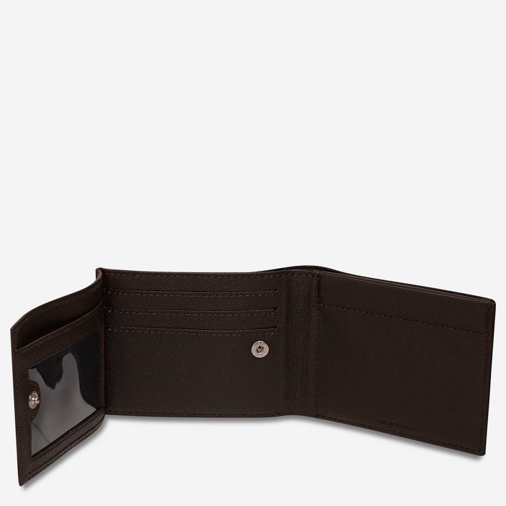 Noah Wallet - Chocolate Men Chocolate Tri-Fold Status Anxiety - Image 4