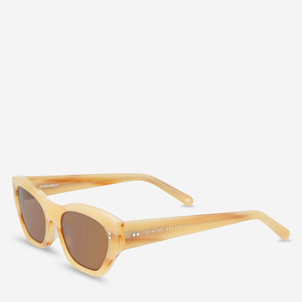 Otherworldly Sunglasses - Blonde Women Blonde Sunglasses Status Anxiety - Image 2
