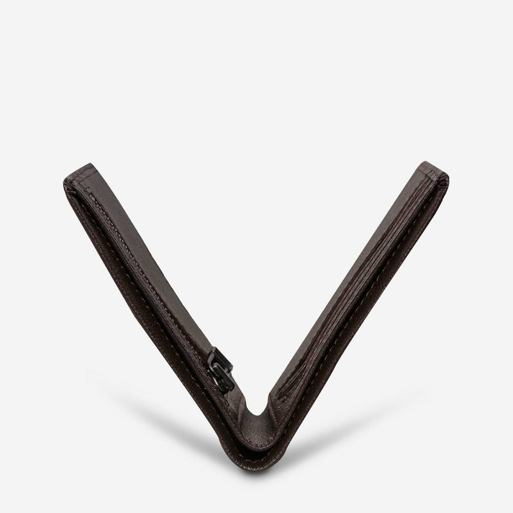 Otis Wallet - Chocolate Men Status Anxiety Chocolate Bi-Fold - Image 5