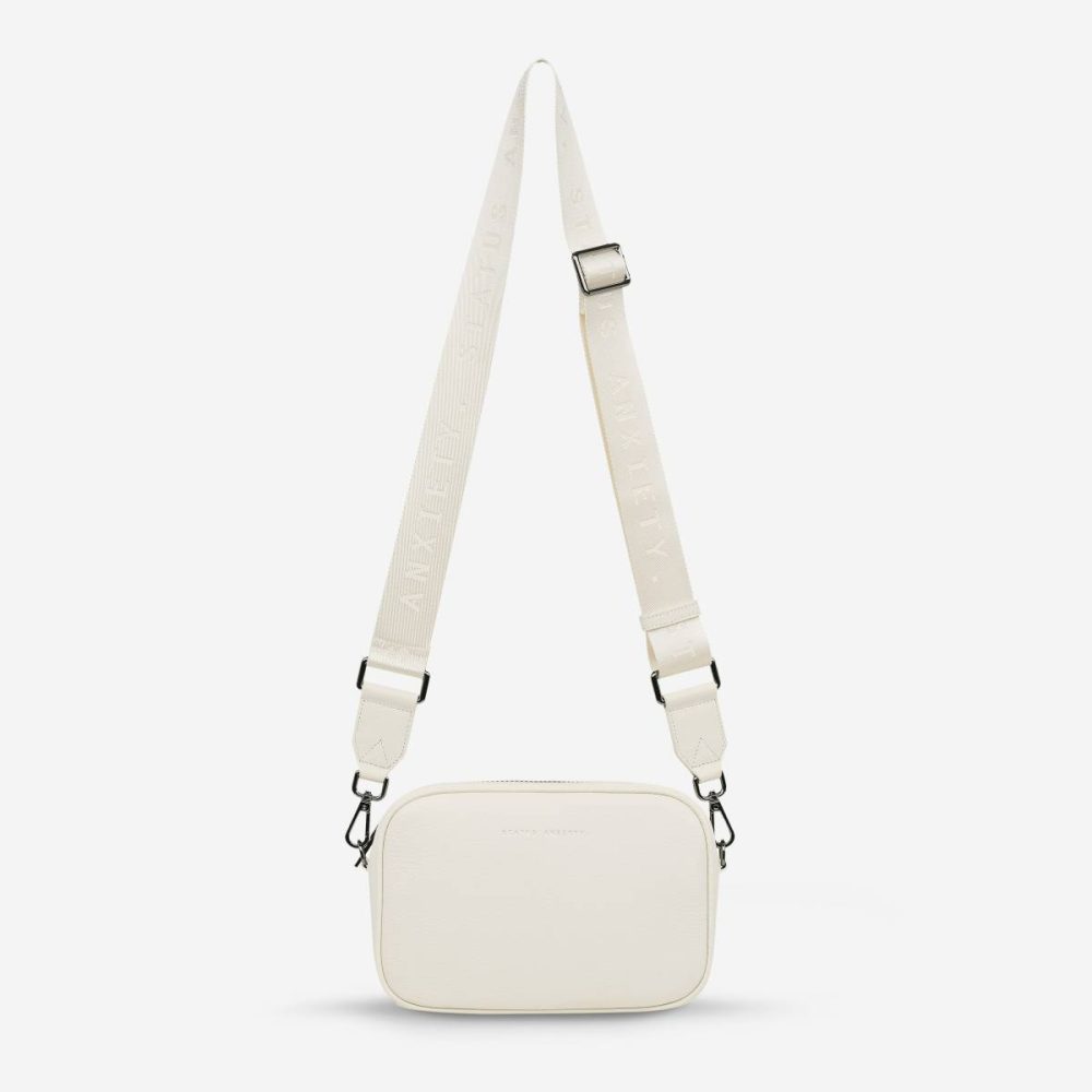 Plunder Bag With Webbed Strap - Chalk Chalk Women Crossbody Status Anxiety