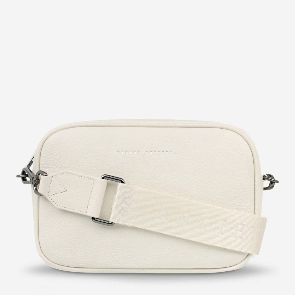 Plunder Bag With Webbed Strap - Chalk Chalk Women Crossbody Status Anxiety - Image 2