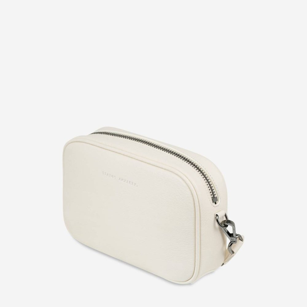 Plunder Bag With Webbed Strap - Chalk Chalk Women Crossbody Status Anxiety - Image 3